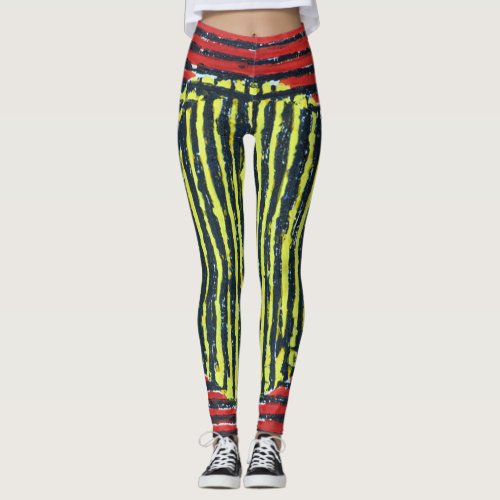 Yellow Spot really wild leggings