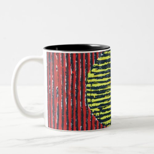 Yellow Spot Two_Tone Coffee Mug