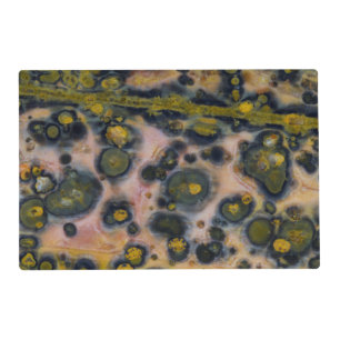 Yellow spotted Ocean Jasper Placemat