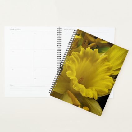 Yellow Spring Daffodil Garden Flowers Floral Planner