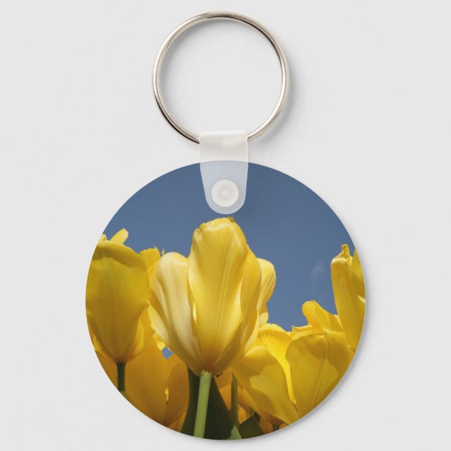 yellow spring keychain (Front)