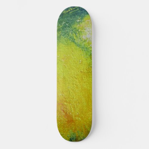 Yellow Spring Sunshine Solar Burst Skateboard