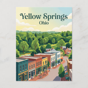 Yellow Springs, Ohio Postcard