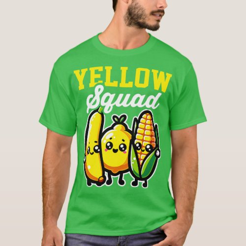 Yellow Squad Banana Lemon Corn T_Shirt