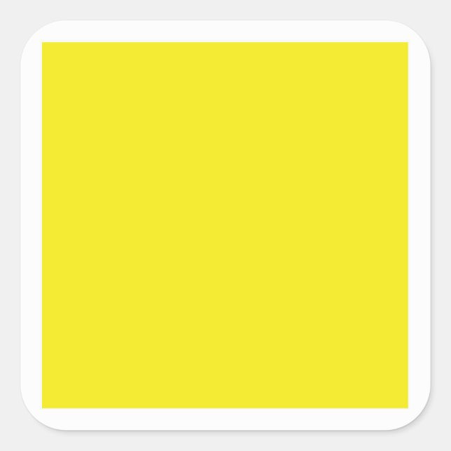 Yellow Square Sticker (Front)