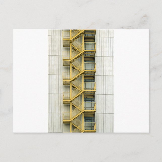yellow stairways postcard (Front)