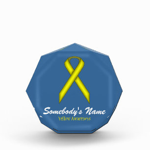 Yellow Standard Ribbon by Kenneth Yoncich Award
