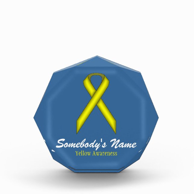 Yellow Standard Ribbon by Kenneth Yoncich Award (Front)
