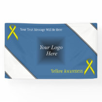 Yellow Standard Ribbon by Kenneth Yoncich Banner