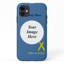 Yellow Standard Ribbon by Kenneth Yoncich iPhone 11 Case