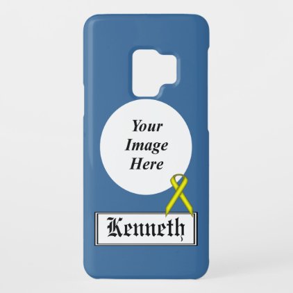 Yellow Standard Ribbon by Kenneth Yoncich Case-Mate Samsung Galaxy S9 Case