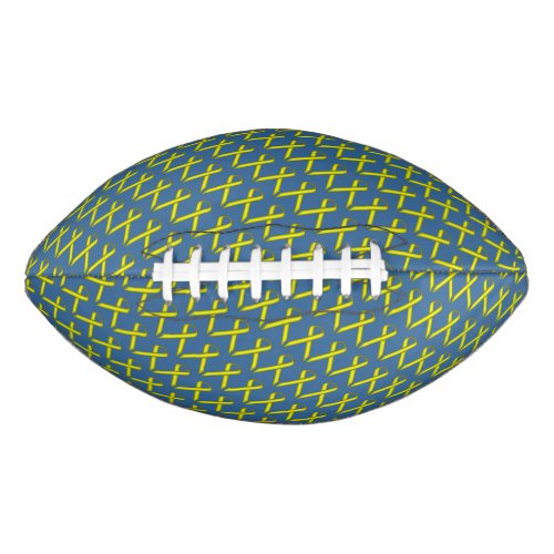 Yellow Standard Ribbon by Kenneth Yoncich Football