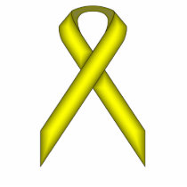 Yellow Standard Ribbon by Kenneth Yoncich Statuette