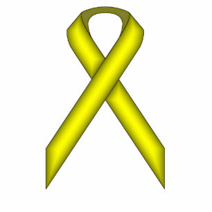 Yellow Standard Ribbon by Kenneth Yoncich Statuette