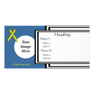 Yellow Standard Ribbon Template by Kenneth Yoncich