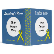 Yellow Standard Ribbon Template by Kenneth Yoncich Binder