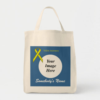 Yellow Standard Ribbon Template by Kenneth Yoncich Tote Bag