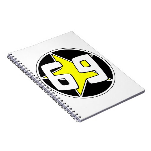 Yellow Star 69  Notebook