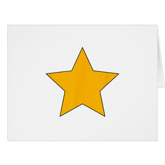 Yellow Star Cards (Front Horizontal)