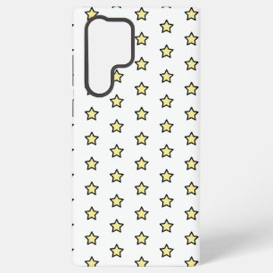 Yellow Star Cute Minimalist Pattern Samsung Galaxy S22 Ultra Case