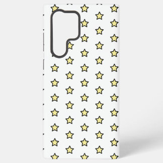 Yellow Star Cute Minimalist Pattern Samsung Galaxy S22 Ultra Case