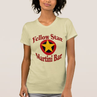 Yellow Star Martini Bar T-Shirt