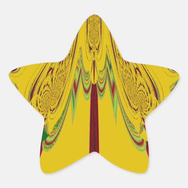 Yellow Star Sticker (Front)