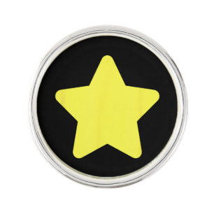 Yellow star tree Merry christmas Lapel Pin
