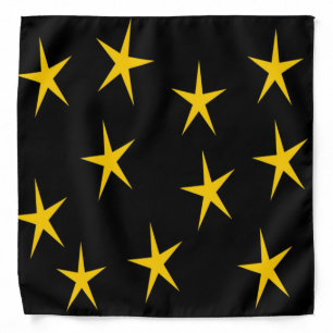 YELLOW STARS BANDANA