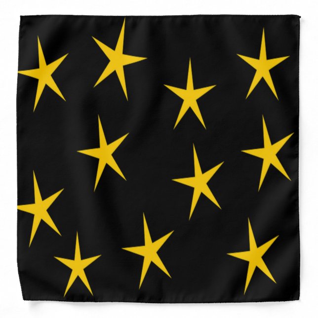 YELLOW STARS BANDANA (Front)