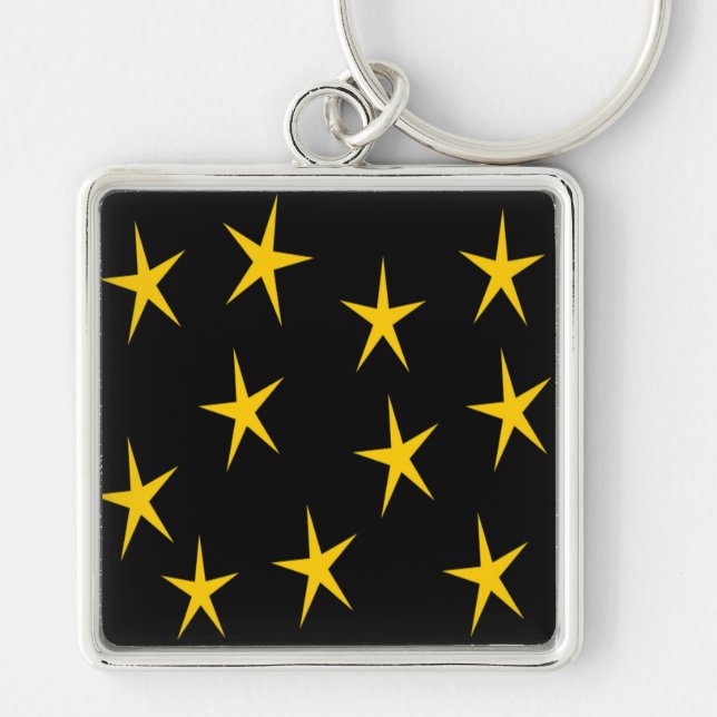 YELLOW STARS KEYCHAIN (Front)