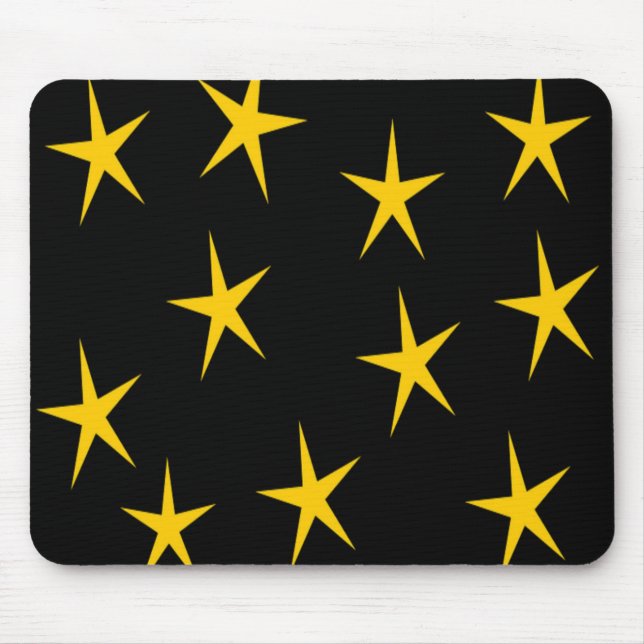 YELLOW STARS MOUSE PAD (Front)