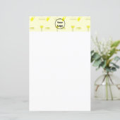 Yellow stationery business pattern (Standing Front)