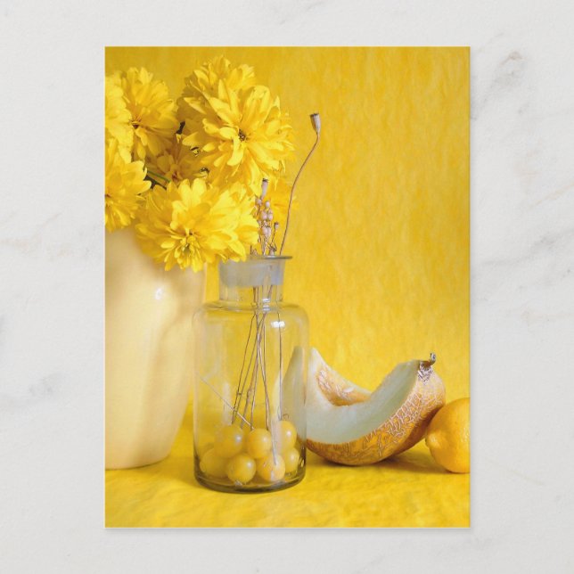 Yellow Still Life Recipe Card (Front)