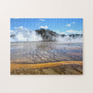 Yellow Stone Hot Springs. Jigsaw Puzzle