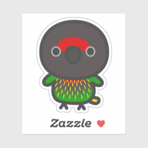 Yellow-streaked lory sticker