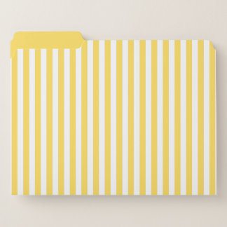 Yellow striped filing folders