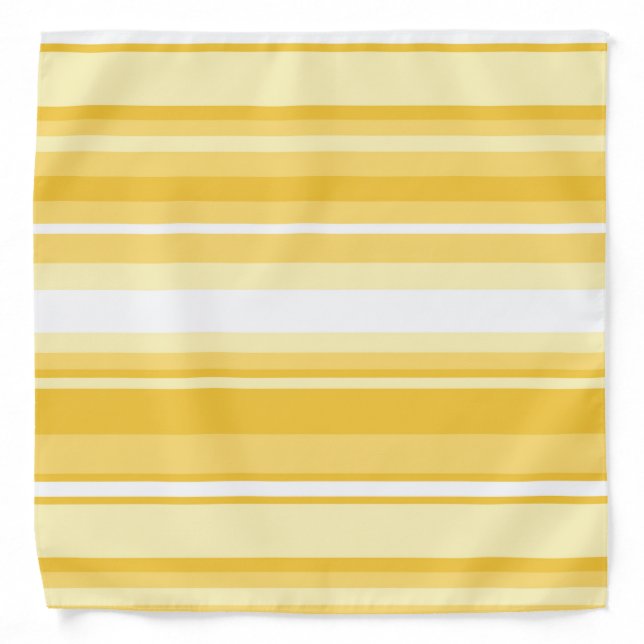 Yellow stripes bandana (Front)