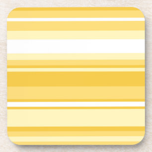 Yellow stripes coaster