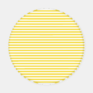 Yellow Stripes Coaster Set