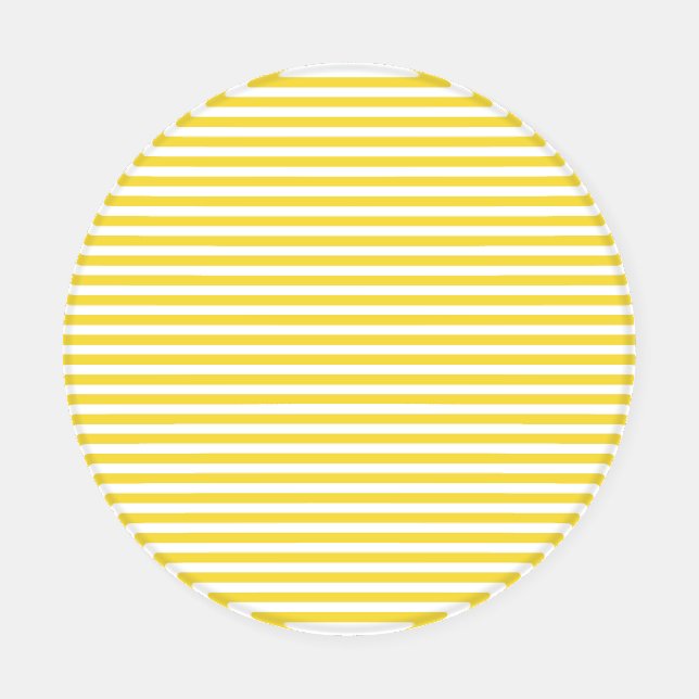 Yellow Stripes Coaster Set (Single)