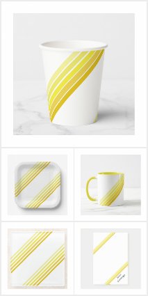 Yellow Stripes in Shades of Color