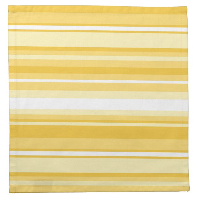 Yellow stripes napkin (Front)