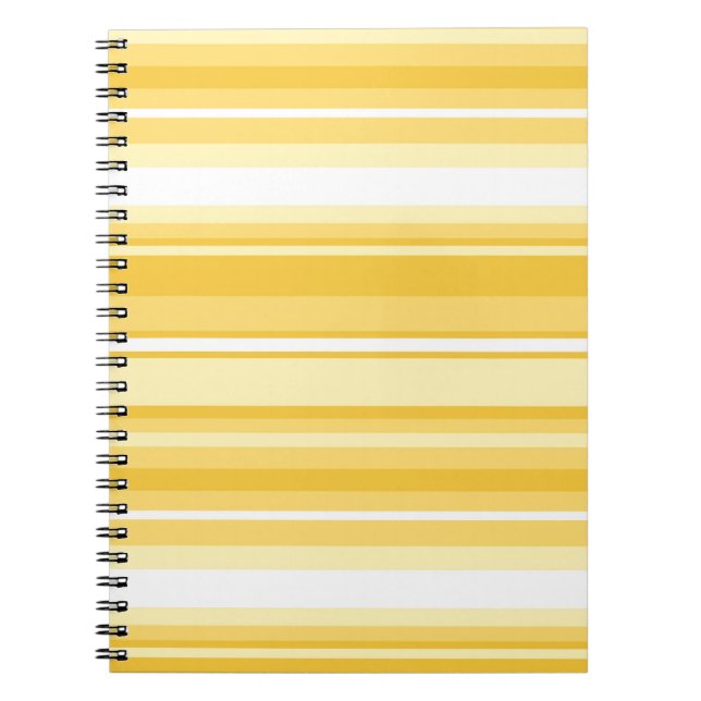 Yellow stripes notebook (Front)