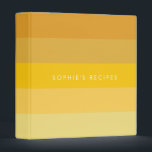 Yellow stripes pattern 3 ring binder<br><div class="desc">A simple and elegant design with a yellow stripes pattern.</div>