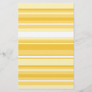 Yellow stripes stationery