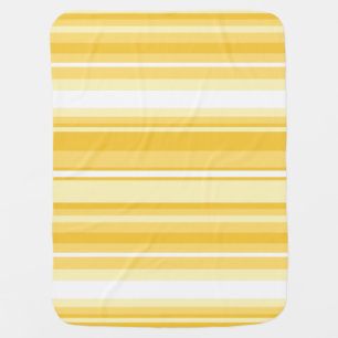 Yellow stripes swaddle blanket