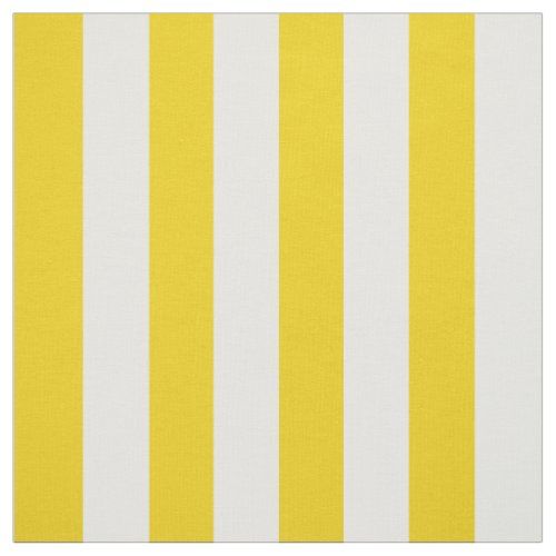 Yellow Stripes White Stripes Striped Pattern Fabric