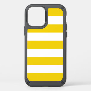 Yellow Stripes, White Stripes, Striped Pattern Speck iPhone 12 Case