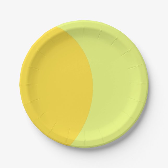 Yellow Stunning Paper Plates (Front)